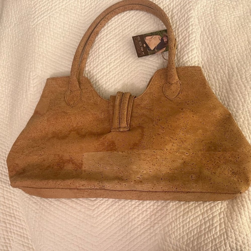 Genuine Cork, better than Leather, waterproof Purse by Cork Design MSRP $187